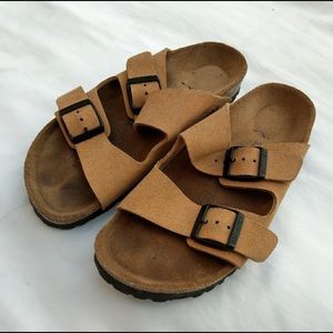 Birkenstock Arizona Suede Leather Soft Footbed